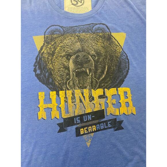 Mens UCLA Fight Against Hunger Awareness Shirt Blue XXL Charity “Unbearable” - Picture 7 of 8